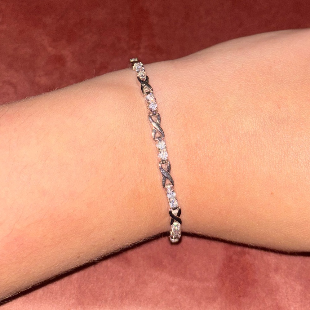 Faux Diamond Bracelet